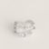 Chaine d'ancre Enchainee ring, double row
